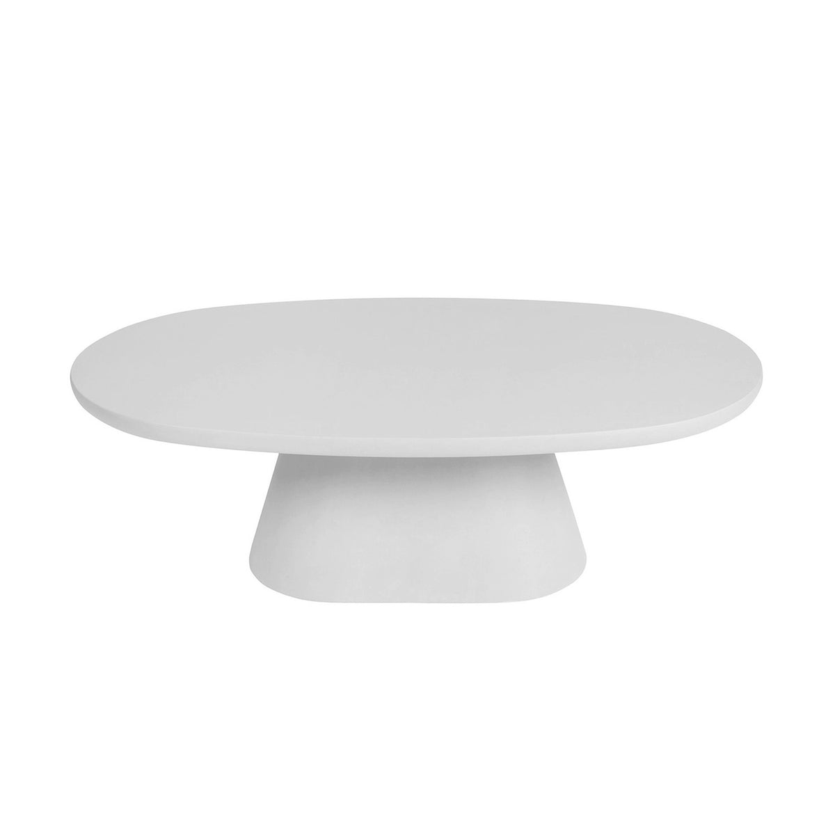 Table basse Tavira — Effet ciment écru