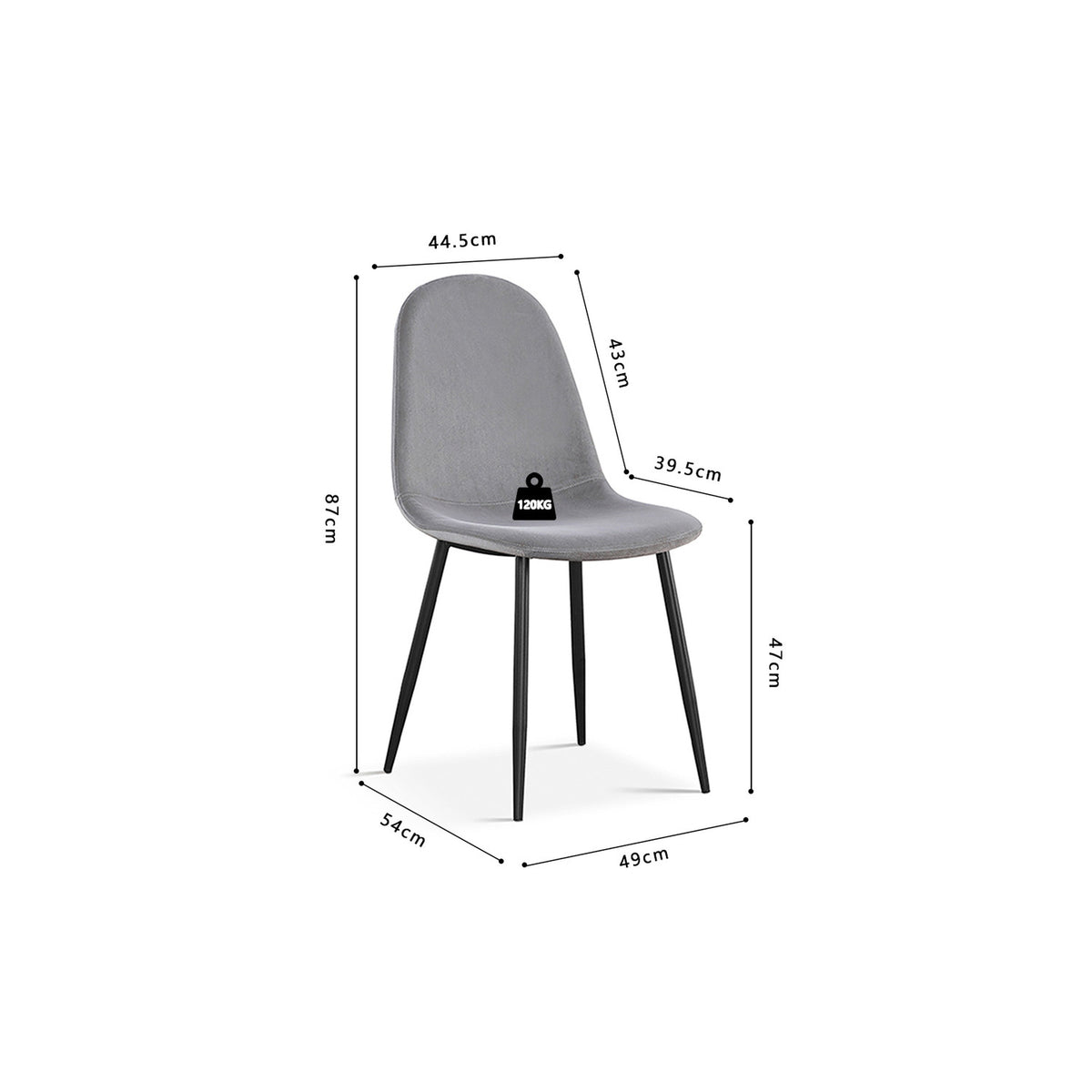 Chaise Boy — Velours