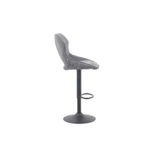 Chaise de bar Mori — Tissu, hauteur réglable