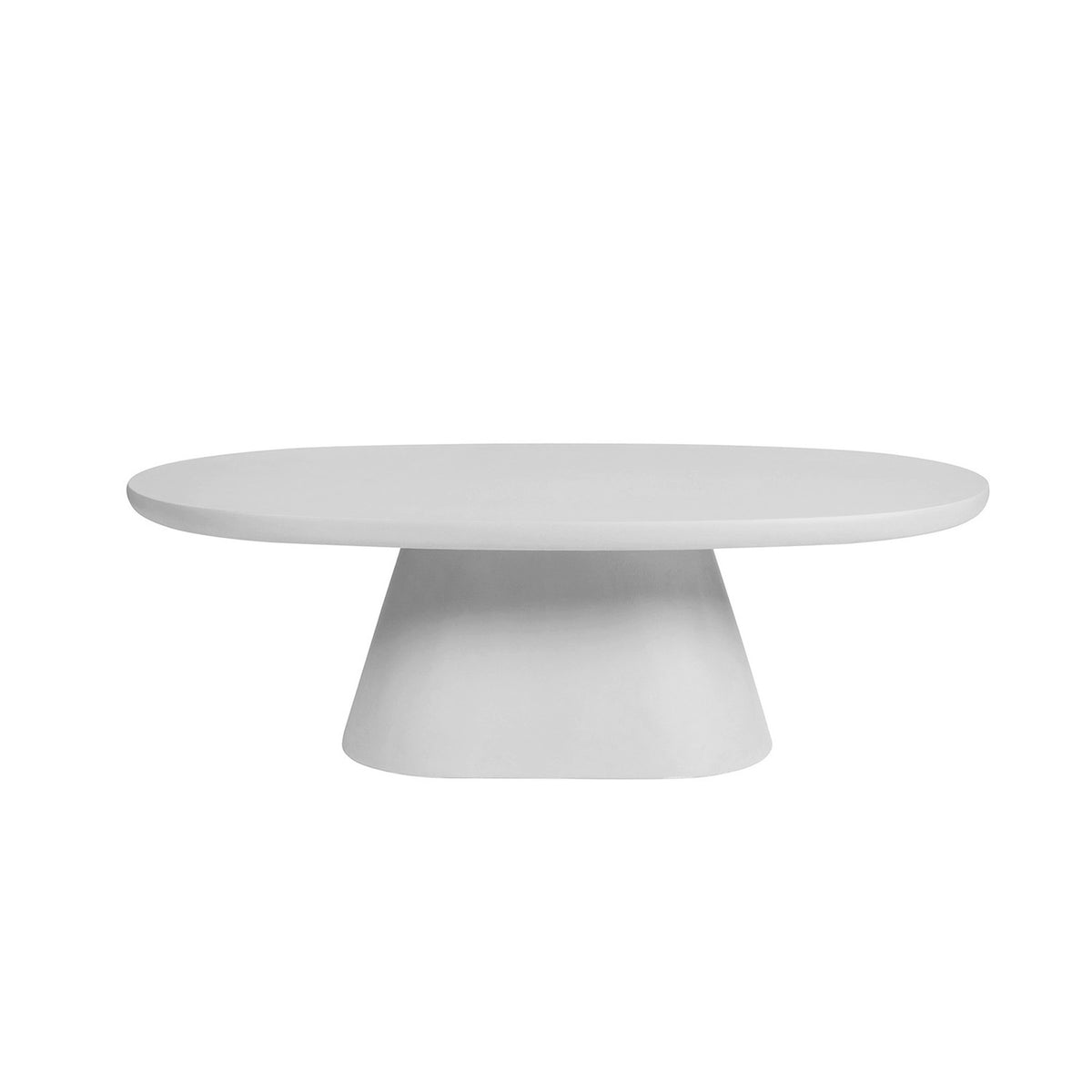 Table basse Tavira — Effet ciment écru