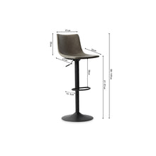 Tabouret de bar Trevi — PU vintage