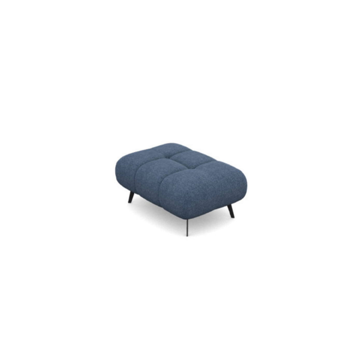 Salon d'angle modulaire Elmo — Bleu chiné