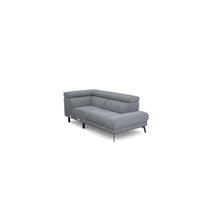 Salon d'angle modulaire Lenon — Gris clair chiné
