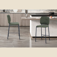Chaise de comptoir Sophia — Tissu
