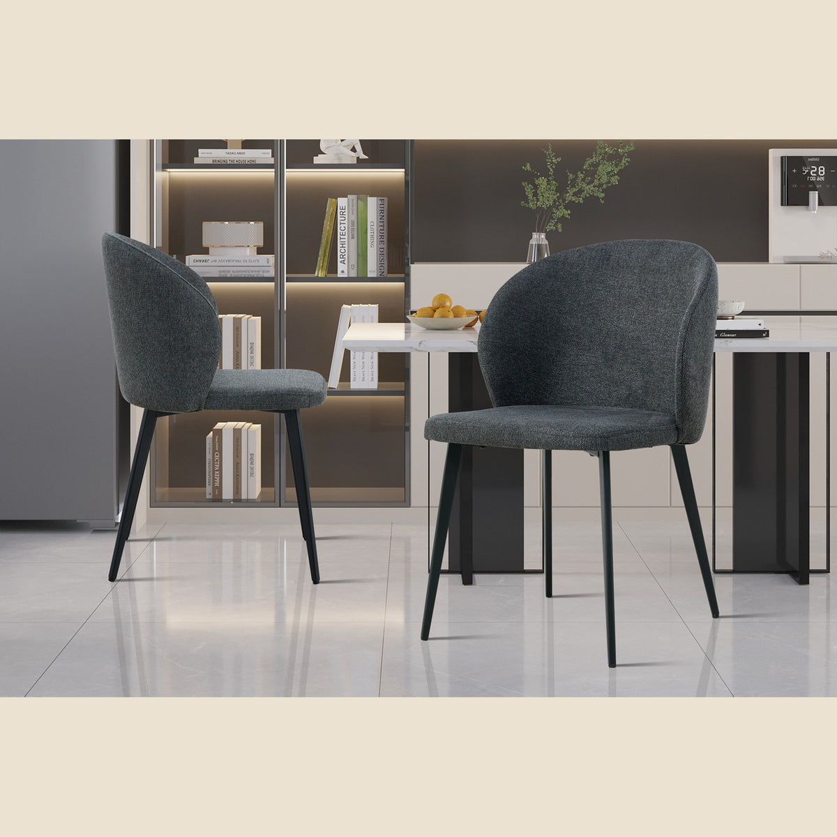 Chaise Toledo — Tissu ou bouclé