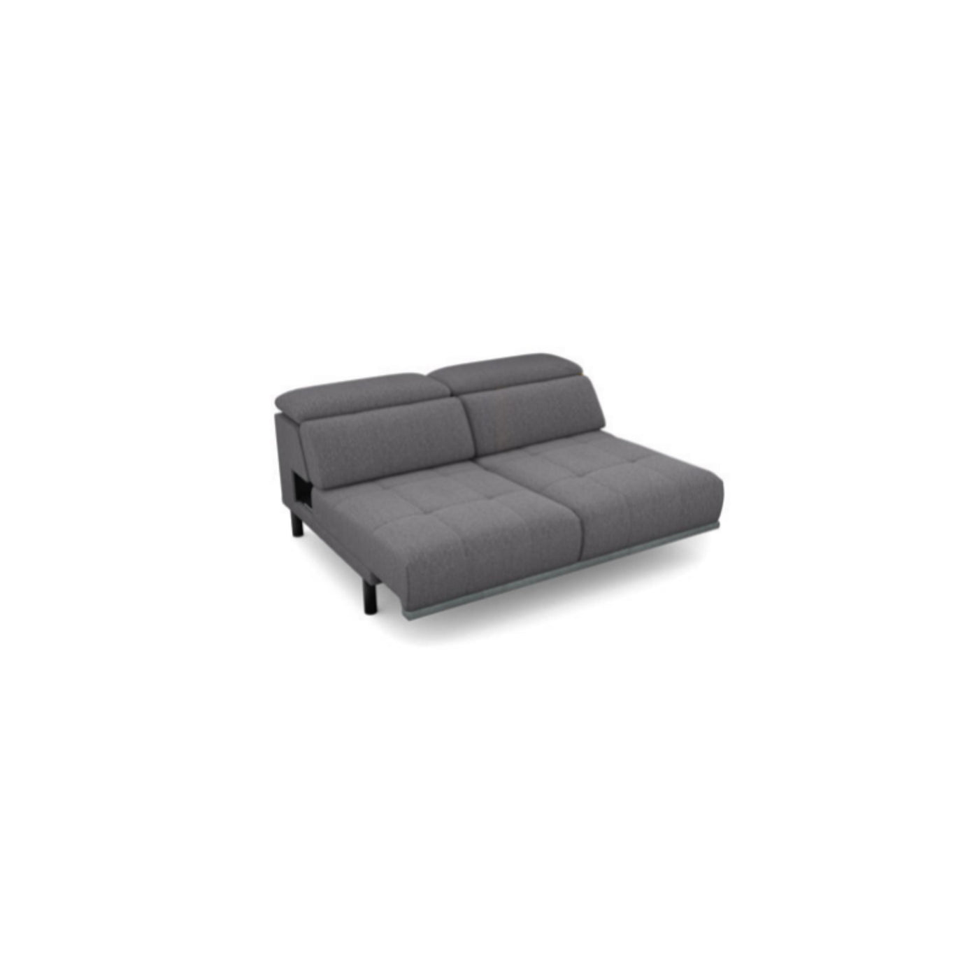 Salon d'angle modulaire Forio — Gris bleuté