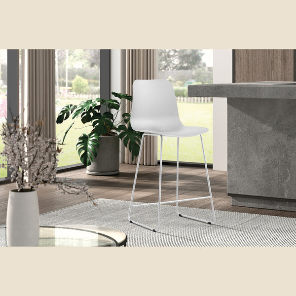 Chaise de comptoir Marie — Polypropylène