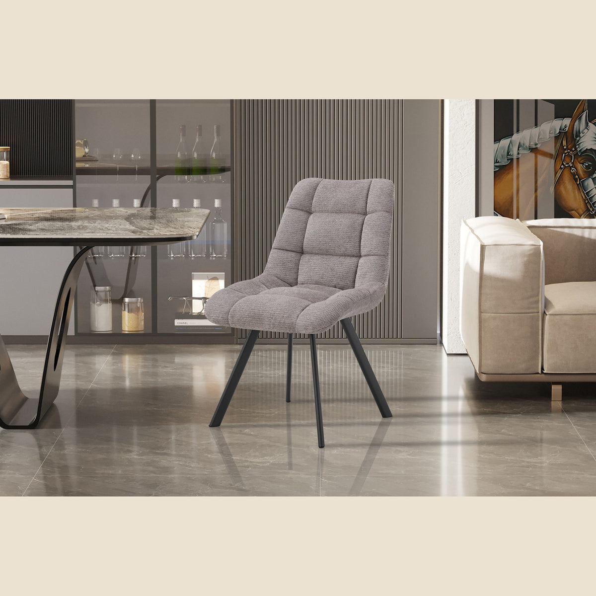 Chaise Lizzy — Tissu