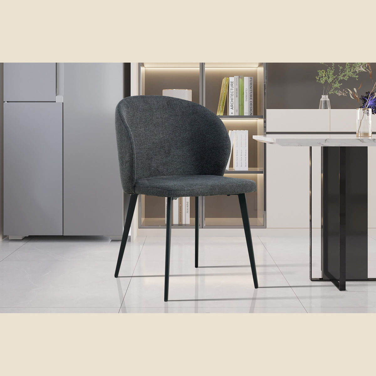 Chaise Toledo — Tissu ou bouclé