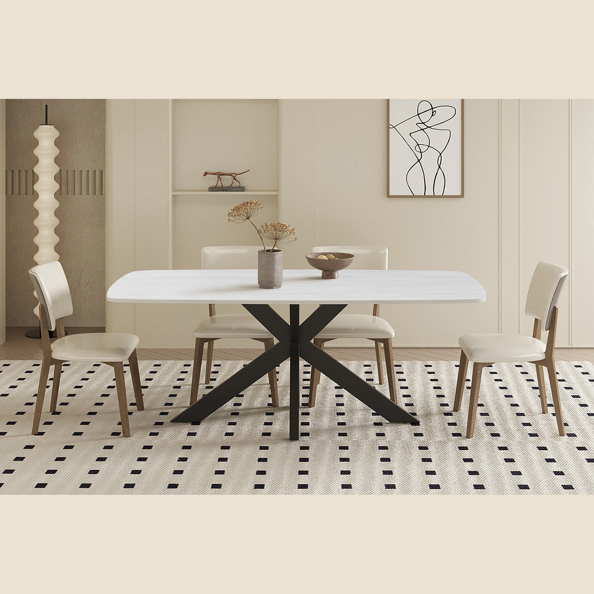 Table Apollo — Pierre, ovale ou ronde