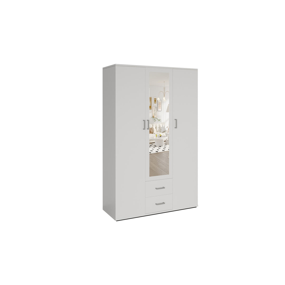 Armoire Marc — Portes battantes avec miroir