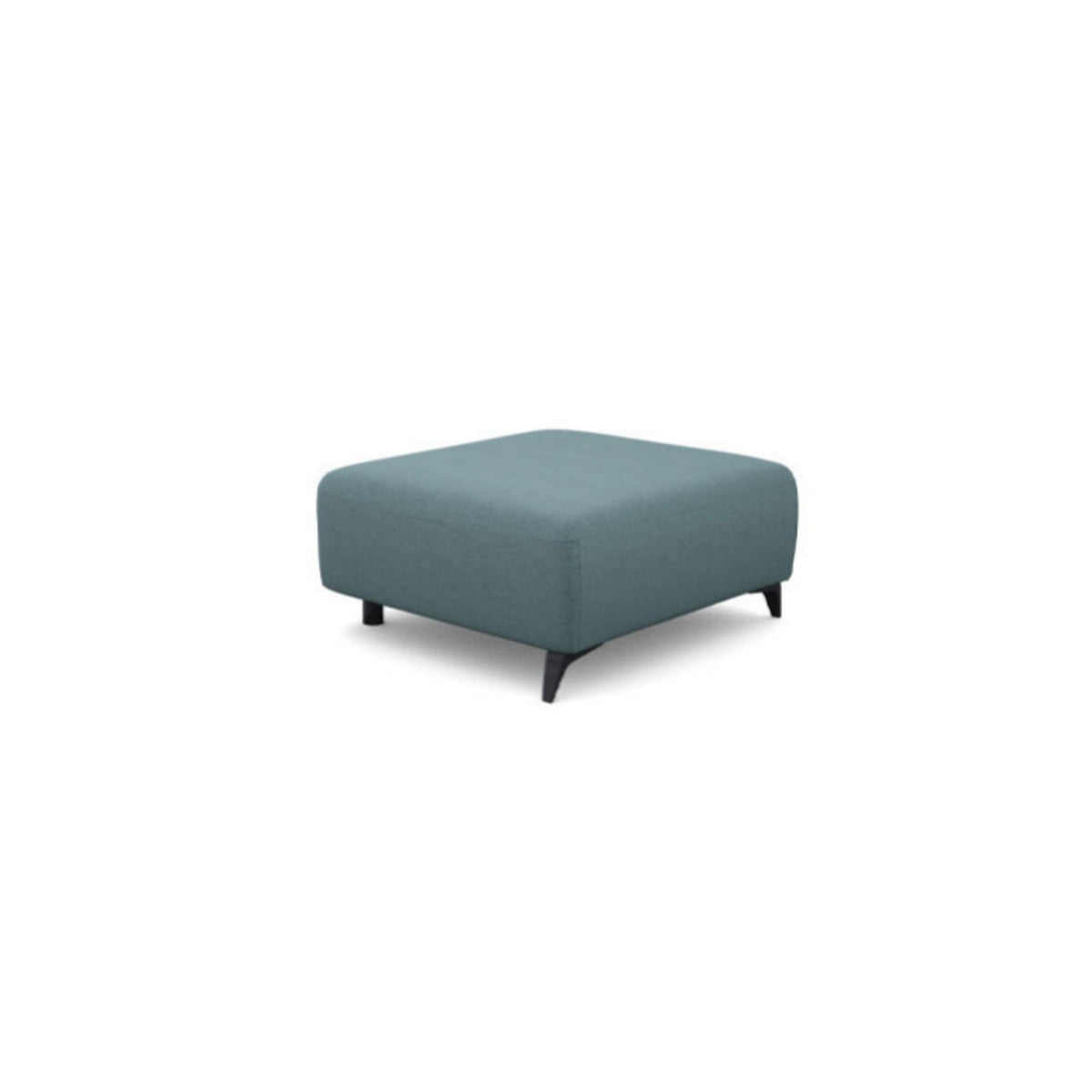 Pouf Challenger — Bleu gris chiné