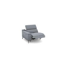 Salon d'angle modulaire Lenon — Gris clair chiné