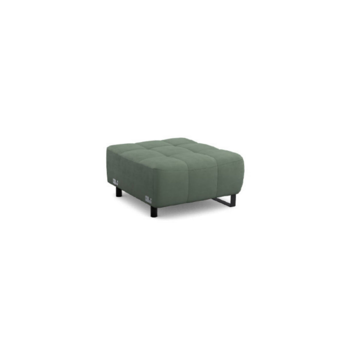 Pouf Pearl — Vert sauge