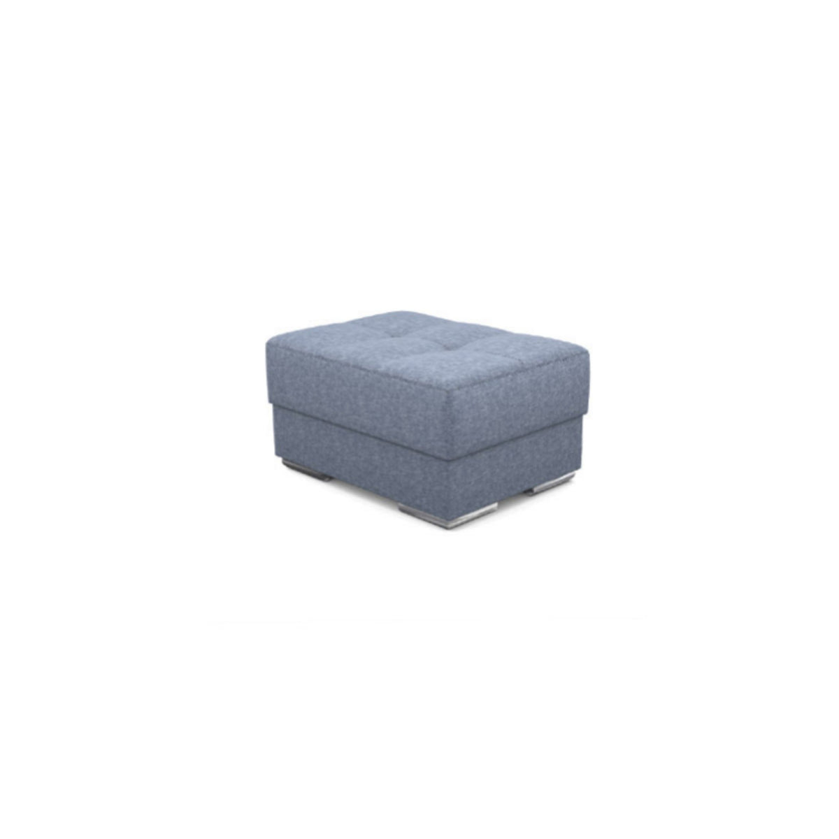 Pouf Quartz — Gris clair chiné
