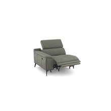 Salon d'angle modulaire Amira — Gris clair chiné