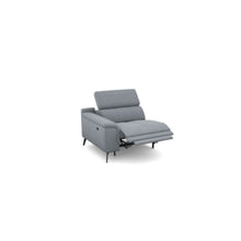 Salon d'angle modulaire Lenon — Gris clair chiné