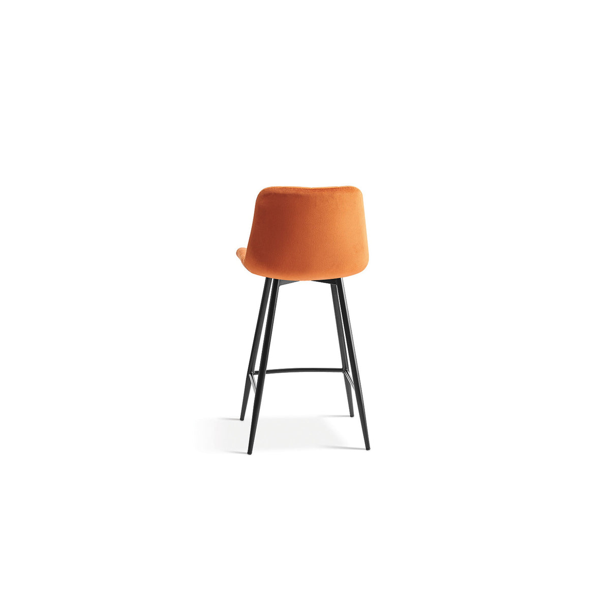 Chaise de comptoir Juta — Velours