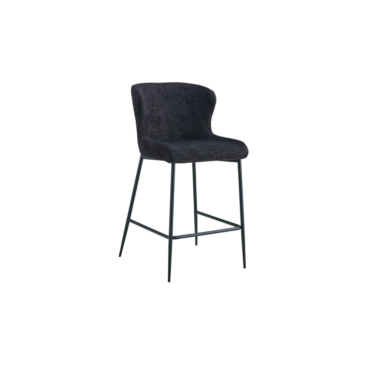 Chaise de comptoir Lisa — Bouclé