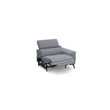 Salon d'angle modulaire Lenon — Gris clair chiné
