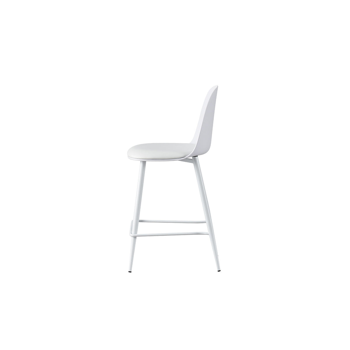 Chaise de comptoir Jasmin — Coque PP et coussin