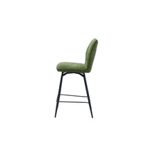 Chaise de comptoir Lara — Pivotante, tissu