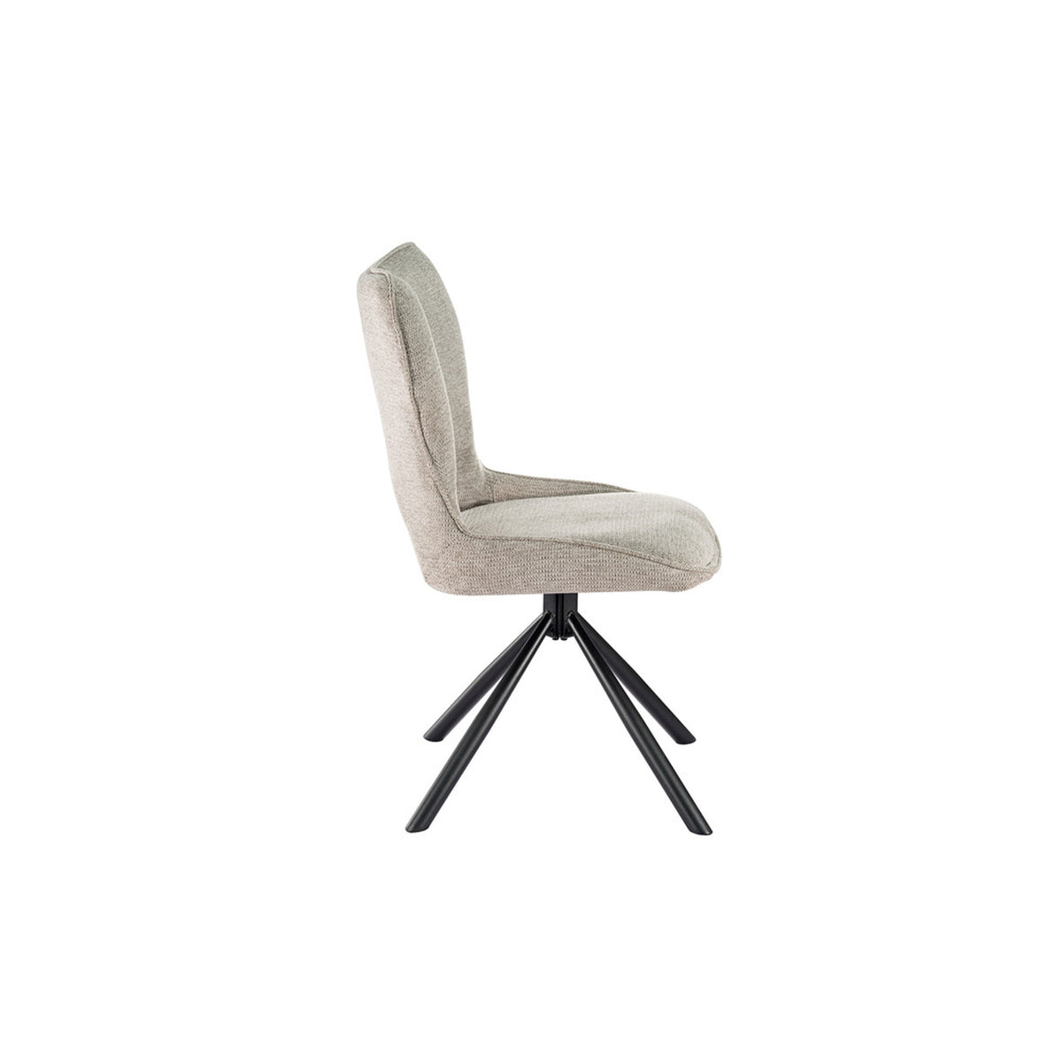 Chaise Mori — Tissu, pivotante