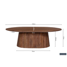 Table basse Miguel — Manguier, ronde ou ovale