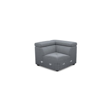 Salon d'angle modulaire Atlanta — Gris bleuté
