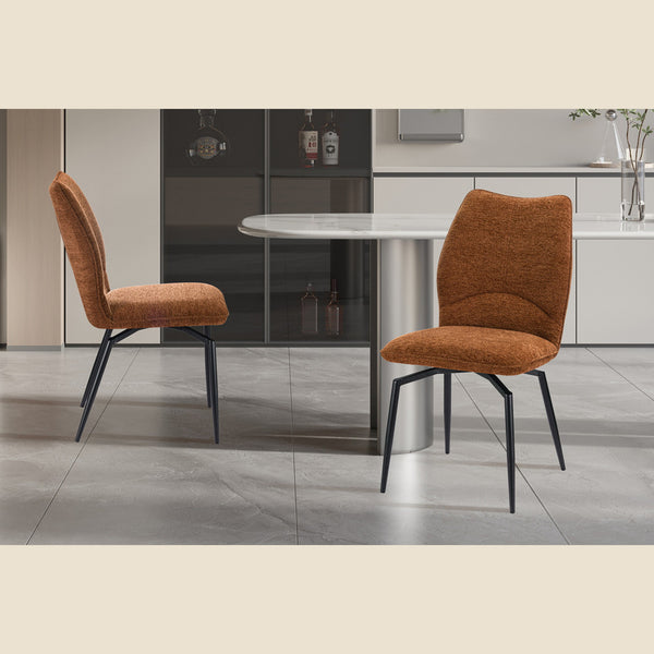 Chaise Lara — Tissu, pivotante