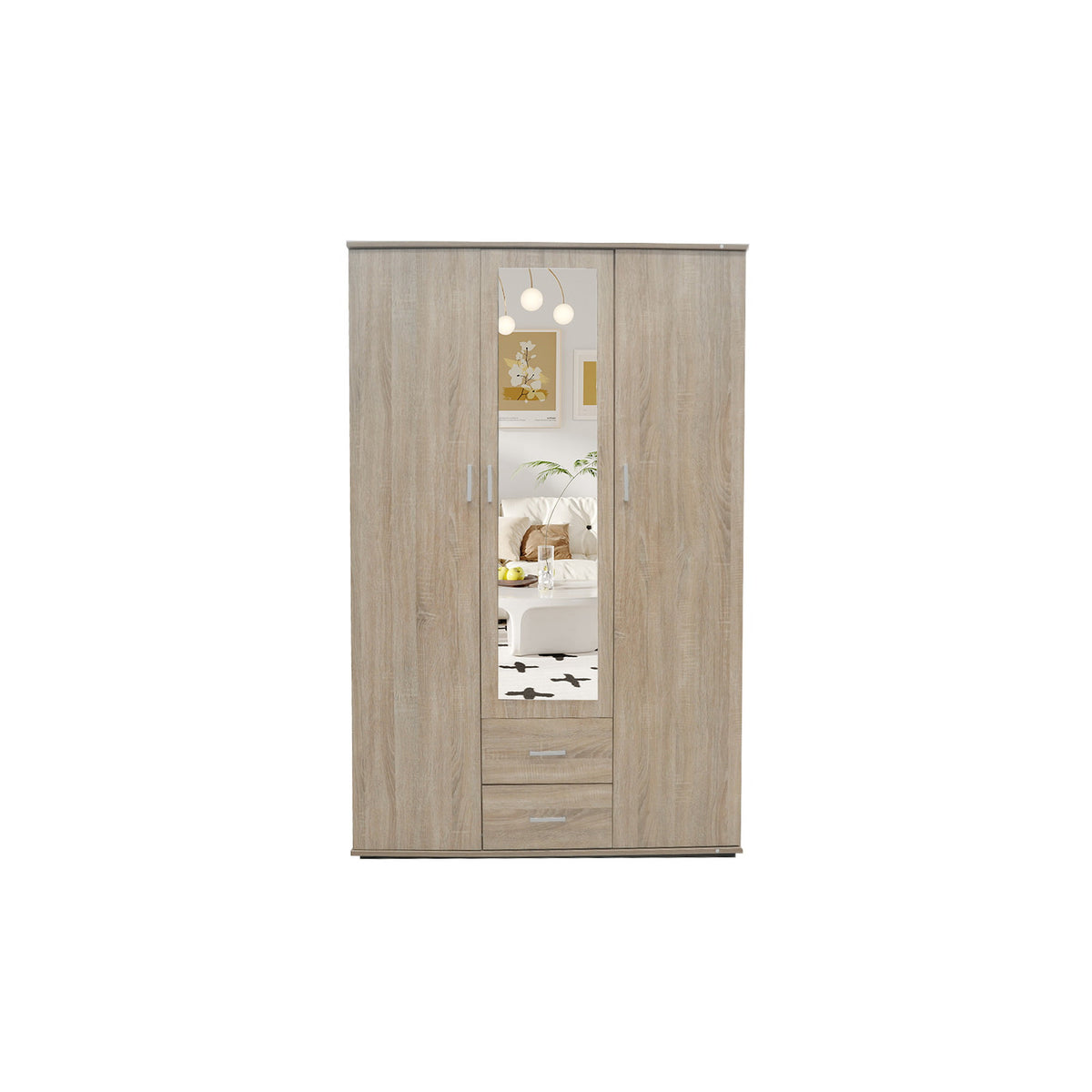 Armoire Marc — Portes battantes avec miroir