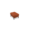 Pouf rectangulaire assorti
