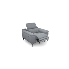 Salon d'angle modulaire Lenon — Gris clair chiné