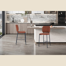 Chaise de comptoir Sophia — Tissu