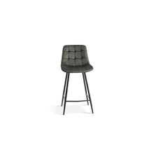 Chaise de comptoir Juta — Velours