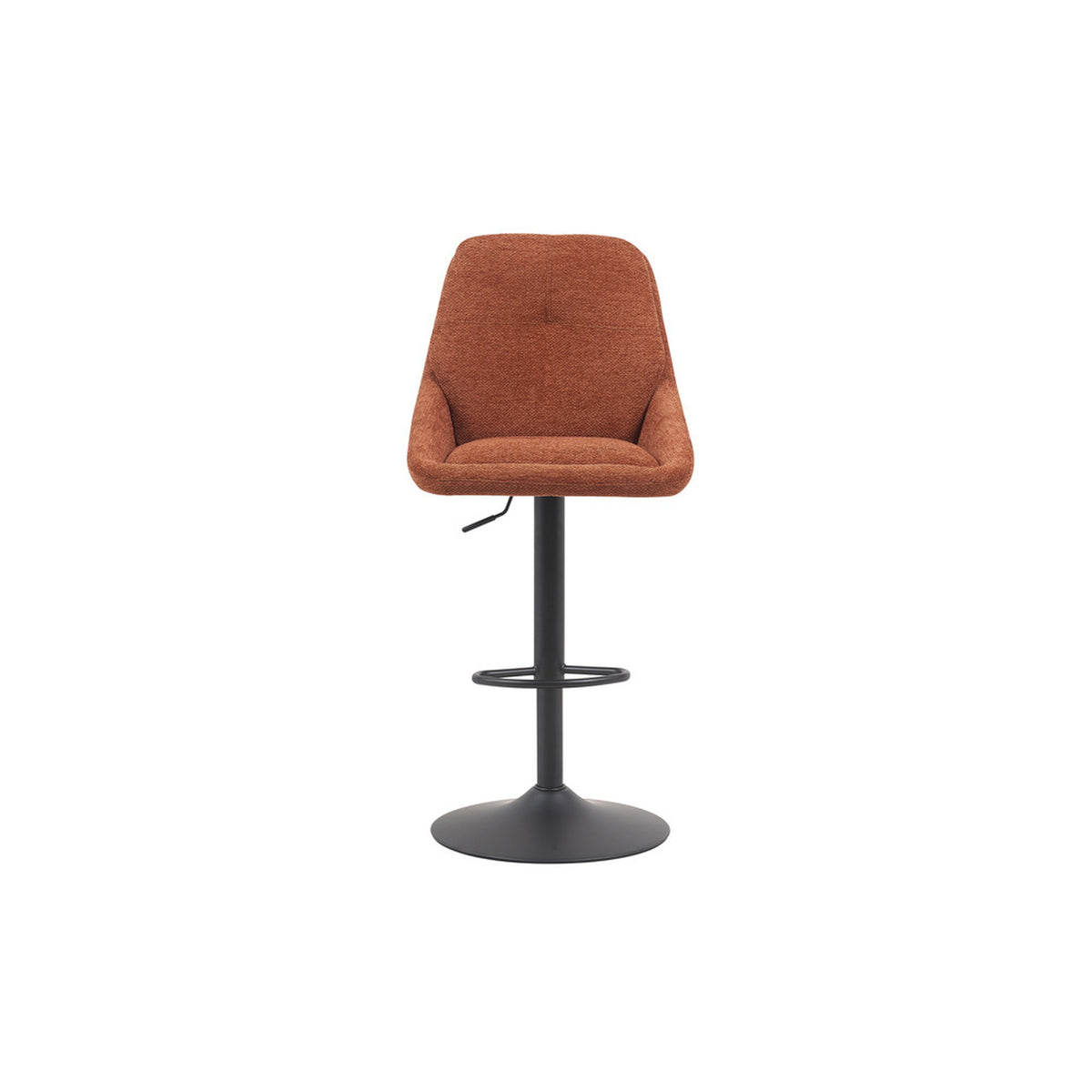 Chaise de bar Sabine — Tissu, pivotante