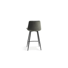 Chaise de comptoir Juta — Velours