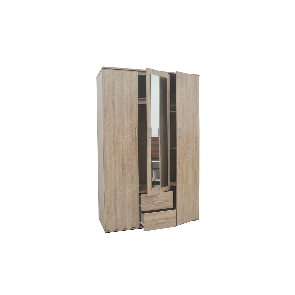Armoire Marc — Portes battantes avec miroir
