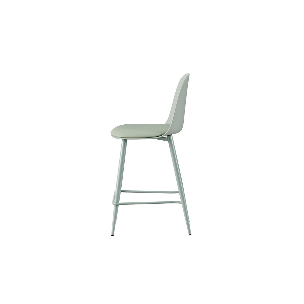 Chaise de comptoir Jasmin — Coque PP et coussin