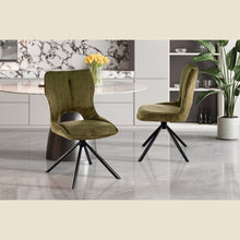 Chaise Mori — Tissu, pivotante