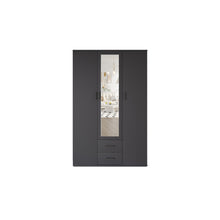 Armoire Marc — Portes battantes avec miroir