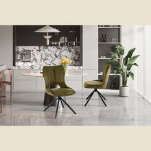 Chaise Mori — Tissu, pivotante