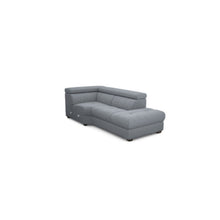 Salon d'angle modulaire Atlanta — Gris bleuté