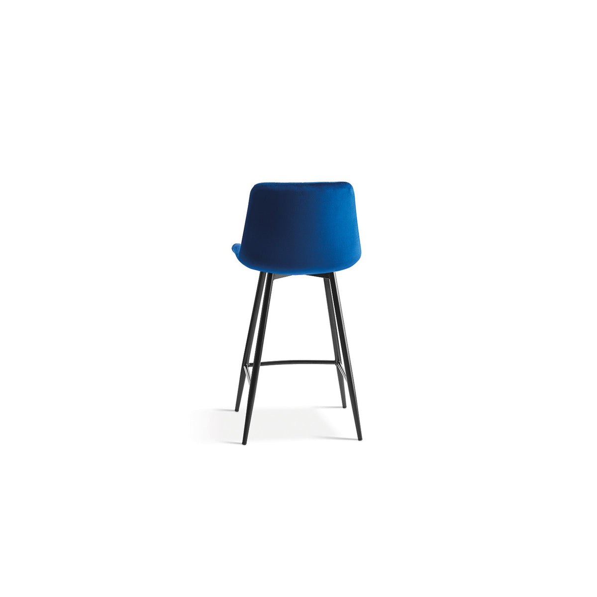 Chaise de comptoir Juta — Velours