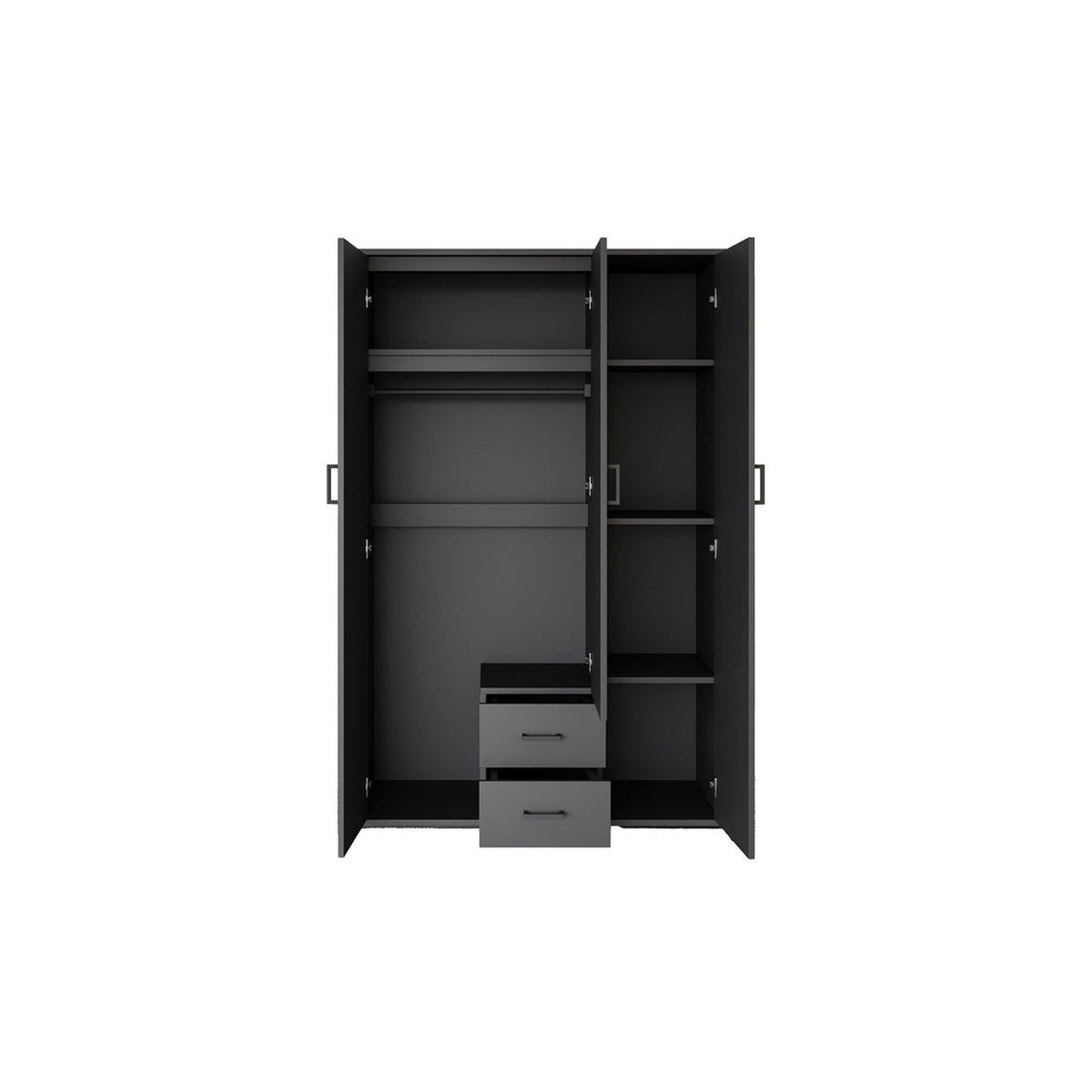 Armoire Marc — Portes battantes avec miroir