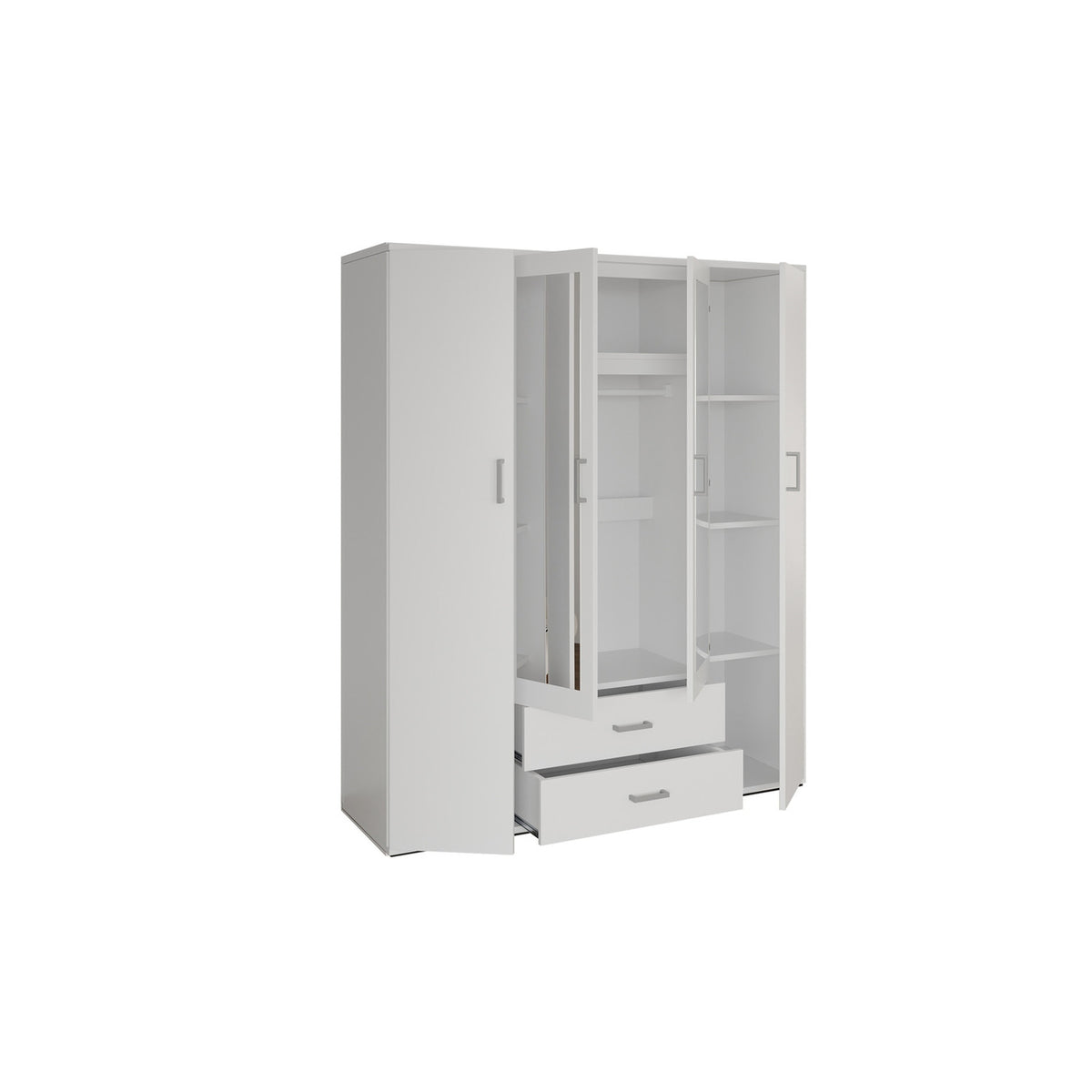Armoire Marc — Portes battantes avec miroir