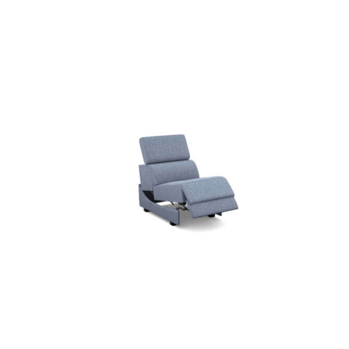 Salon d'angle modulaire Quartz — Gris clair chiné