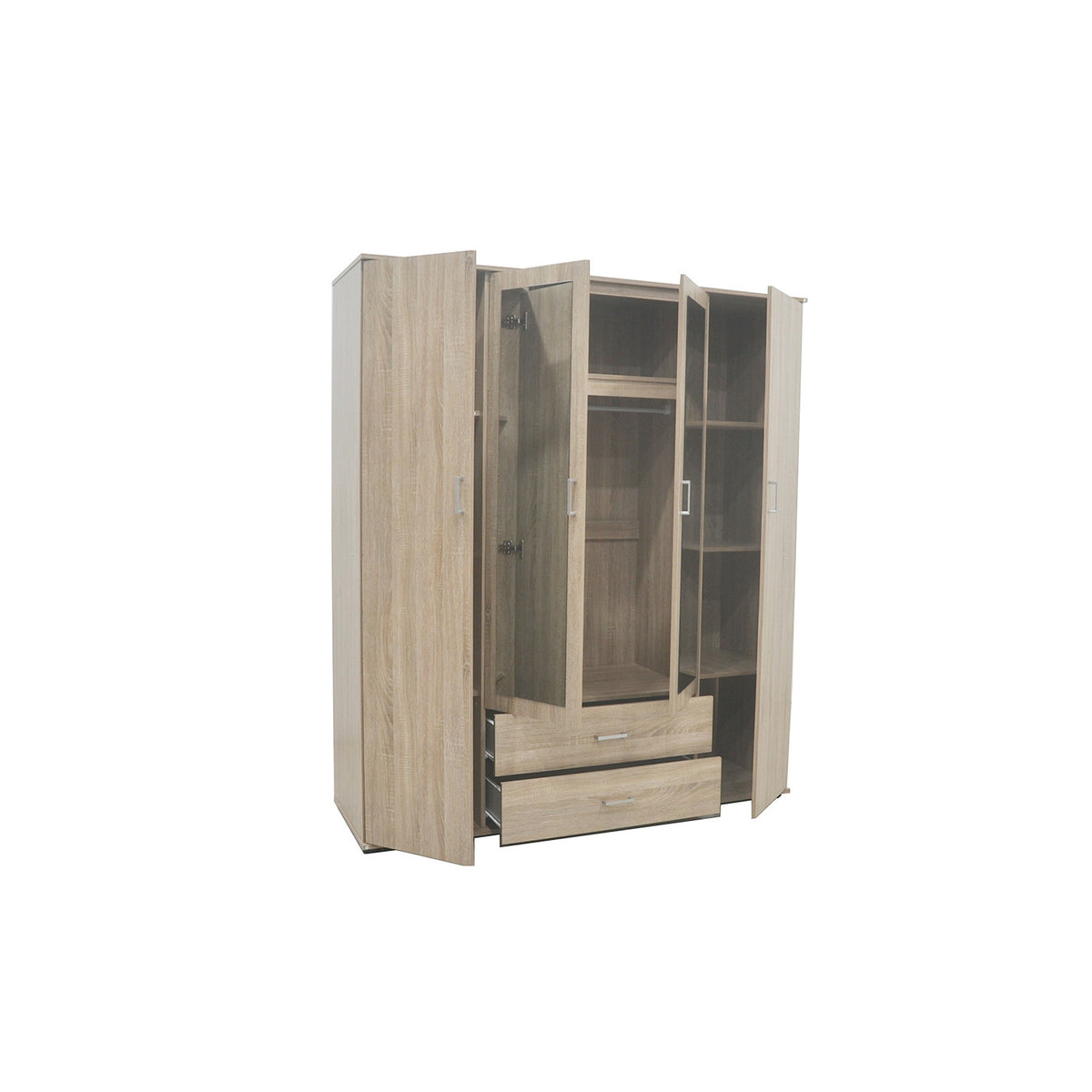 Armoire Marc — Portes battantes avec miroir