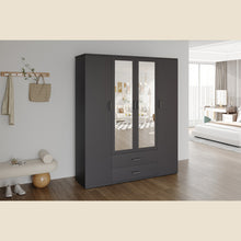 Armoire Marc — Portes battantes avec miroir