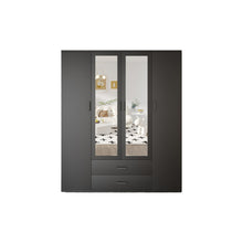 Armoire Marc — Portes battantes avec miroir